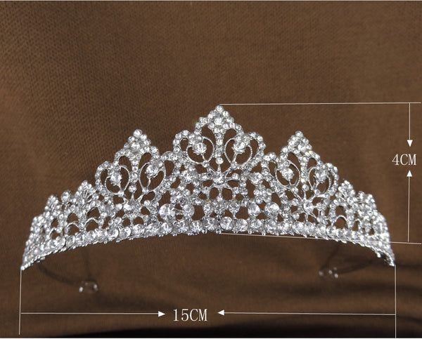 Bridal Headdress Alloy Crown European Style Fashion Trendy Hair Accessories