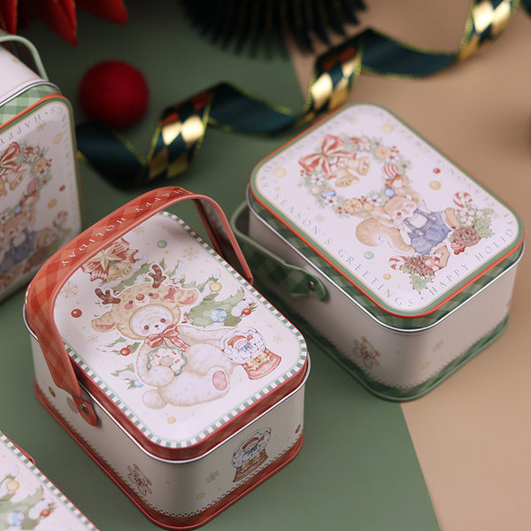 Retro Style New Year Holiday Gift New Christmas Portable Iron Box