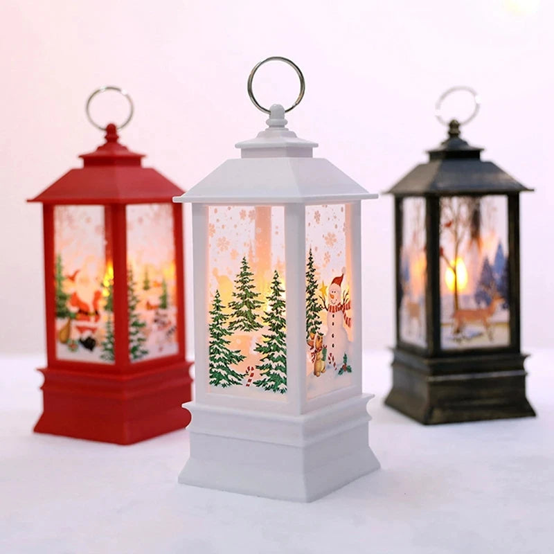 Christmas Lantern Light Merry Christmas Decorations for Home Christma Navidad Xmas Gifts New Year 2025