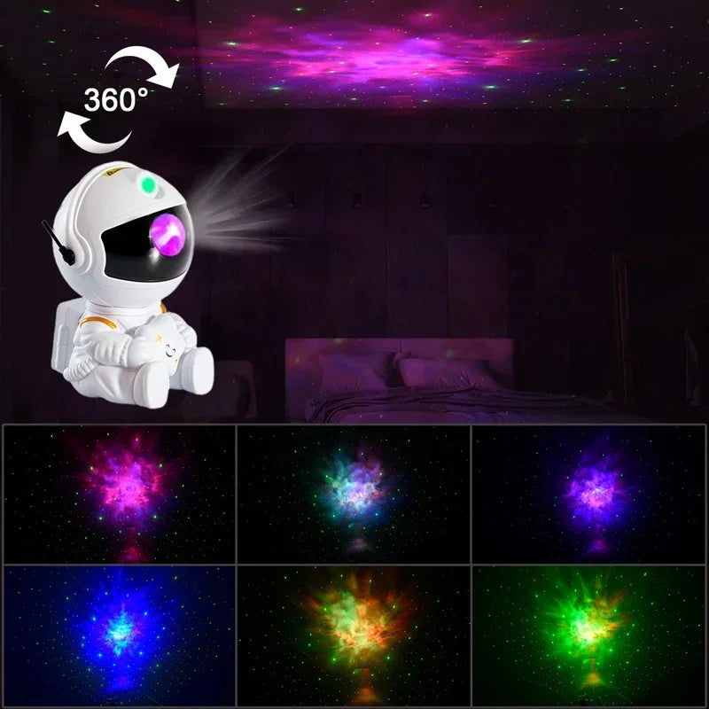 Astronaut Starry Sky Projector Night Light Galaxy