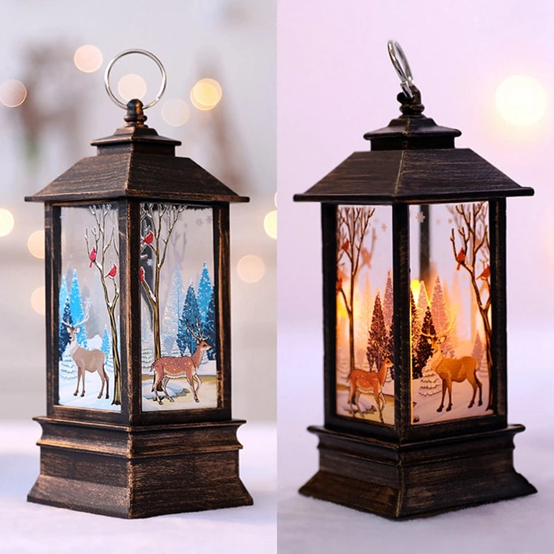 Christmas Lantern Light Merry Christmas New Year 2025