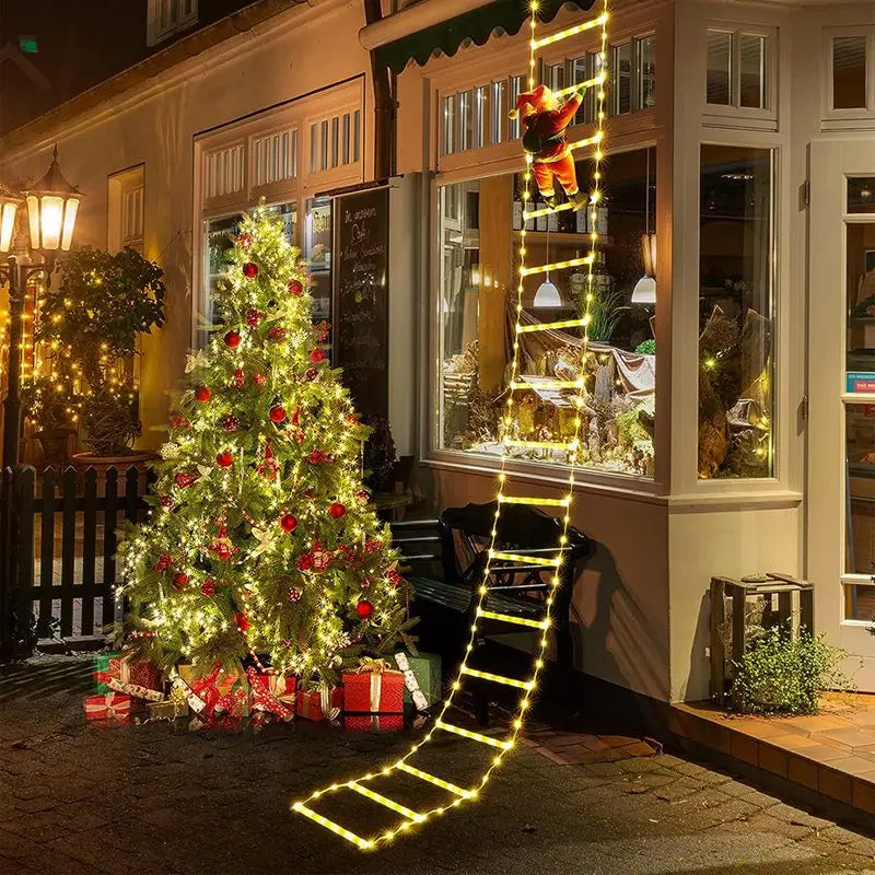 3M Santa Claus Climbing Waterproof Light for Indoor Outdoor Christmas Decor Navidad 2025