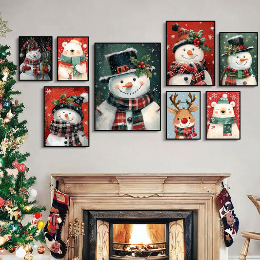 Christmas Gift Tree Stocking Poster