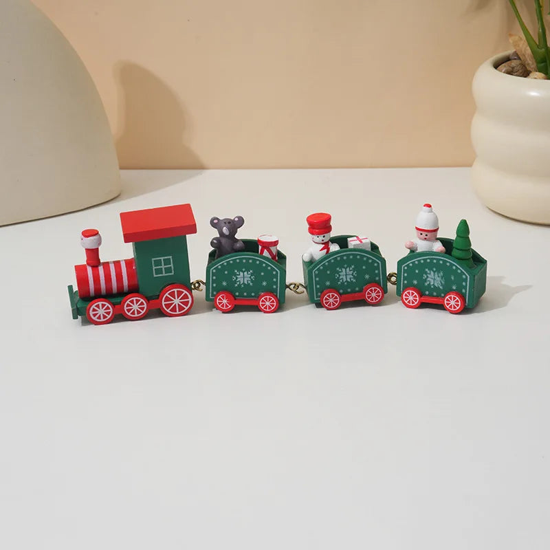 Christmas Train Merry Christmas Decorations Display Happy New Year 2025