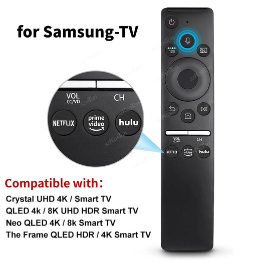 Voice Remote Control for Samsung Smart TV Universal BN59 Remote QLED LED LCD