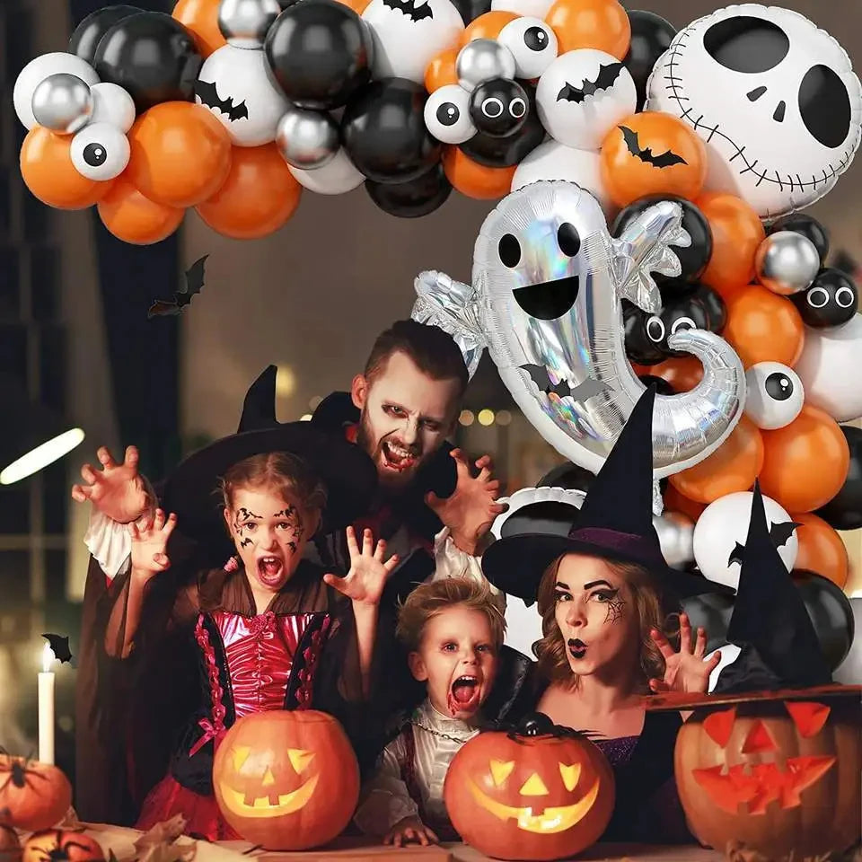 107pcs Halloween balloons