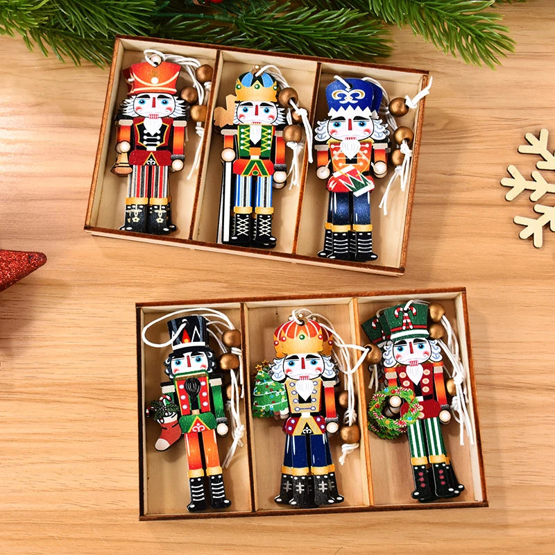 Christmas Nutcracker Soldier Wooden Navidad Decoration for Home 2025