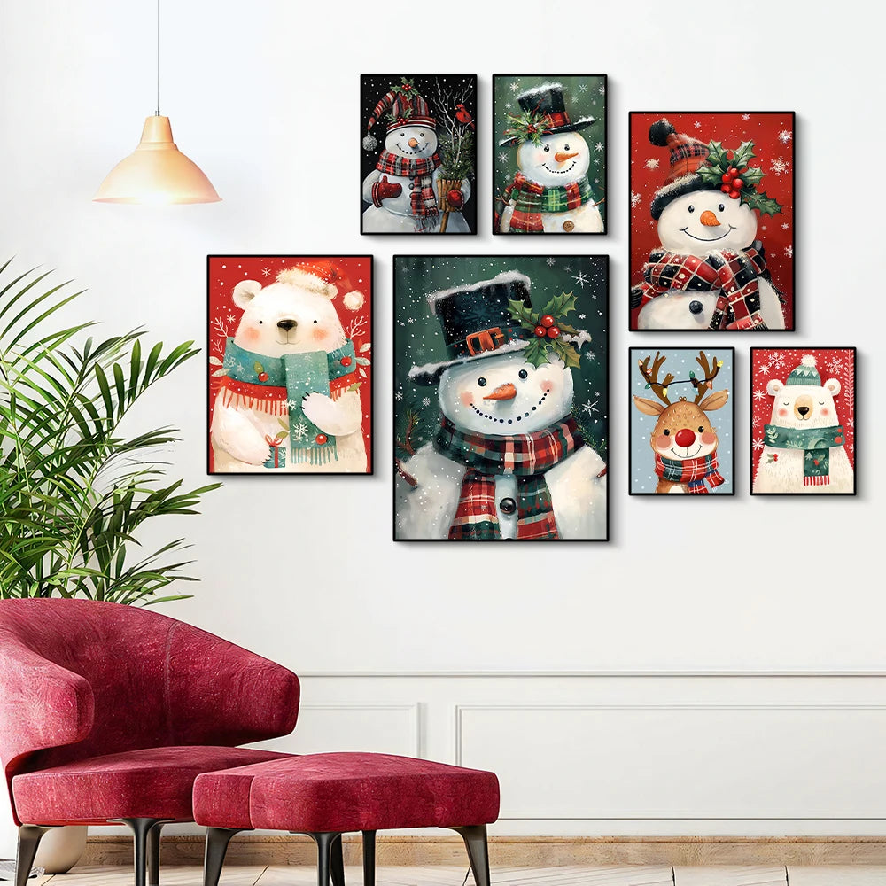 Christmas Gift Tree Stocking Poster