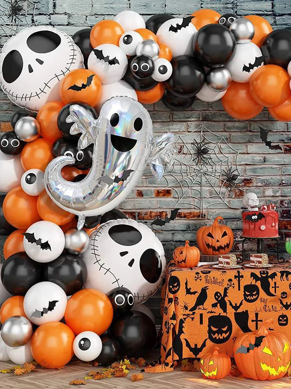 107pcs Halloween balloons