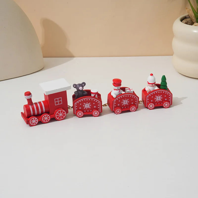 Christmas Train Merry Christmas Decorations Display Happy New Year 2025