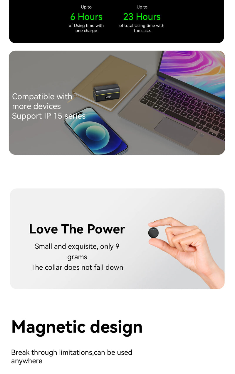 Wireless Microphone for Phone Professional